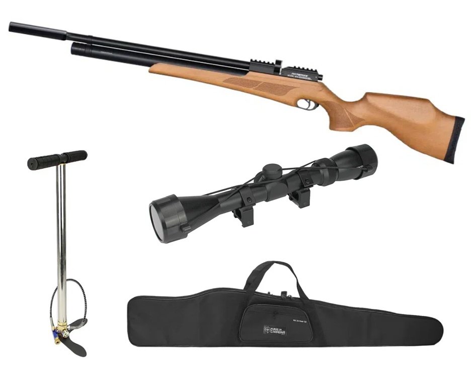 Carabina de Pressão Artemis PCP M16 Specter 5.5mm FXR + Bomba + Capa + Luneta 3-9x40
