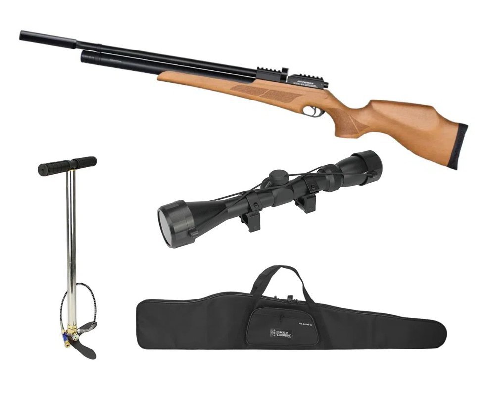 Carabina de Pressão Artemis PCP M16 Specter 5.5mm FXR + Bomba + Capa + Luneta 3-9x40