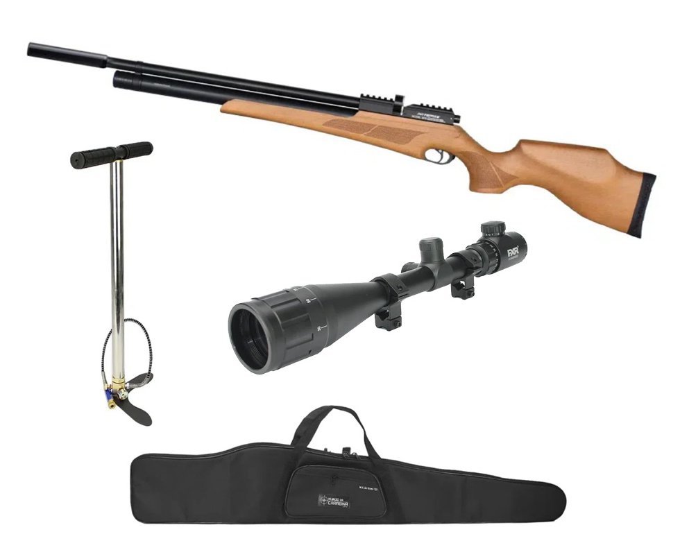 Carabina de Pressão Artemis PCP M16 Specter 5.5mm FXR + Bomba + Capa + Luneta 6-24x50