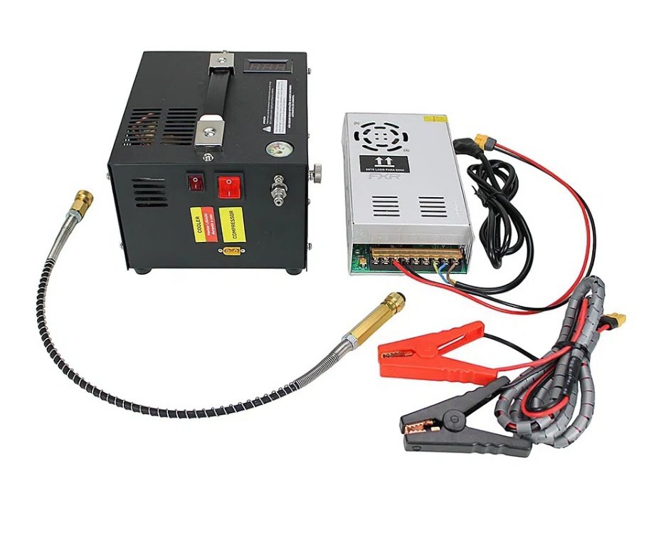 Carabina de Pressão Artemis PCP M16 Specter 5.5mm FXR + Compressor Portátil Trivolt Compact + Capa + Luneta 3-9x40 + Alvos + Chumbo