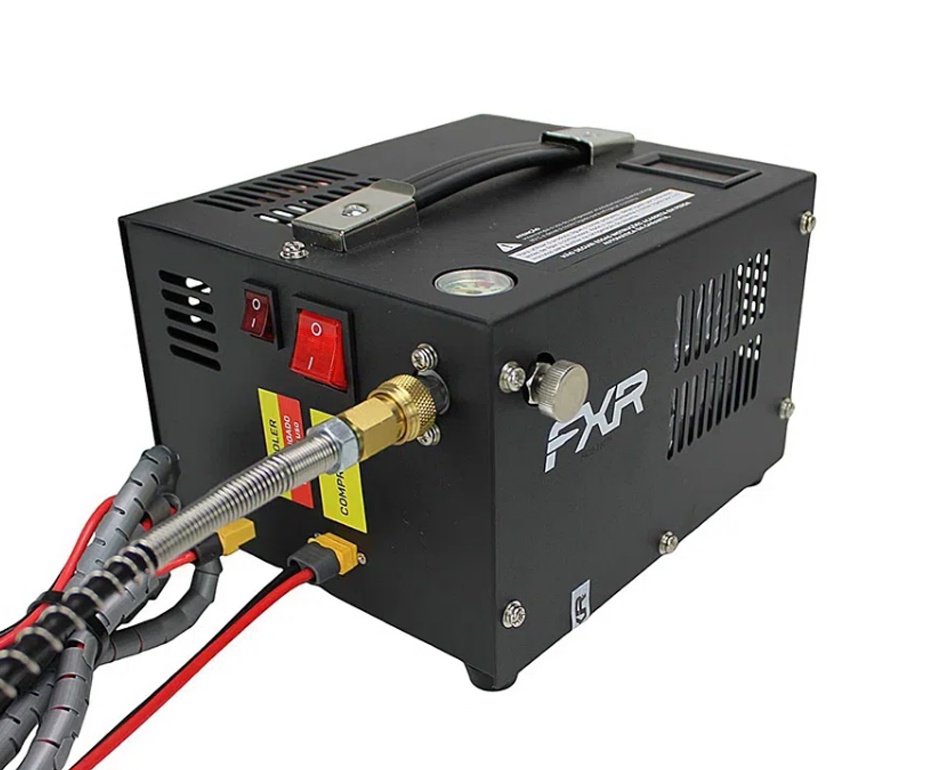 Carabina de Pressão Artemis PCP M16 Specter 5.5mm FXR + Compressor Portátil Trivolt Compact