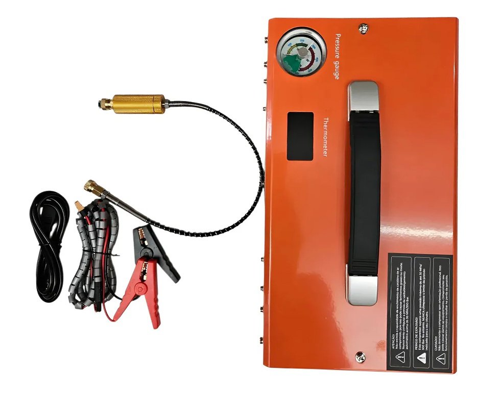 Carabina de Pressão PCP Hatsan Blitz Full Auto 6.35mm - Hatsan + Case + Compressor Trivolt Auto Stop 2 Coolers