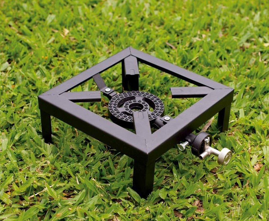 Fogareiro A Gas Glp Em Aço Rustic 33,5x24,5cm  - Mor