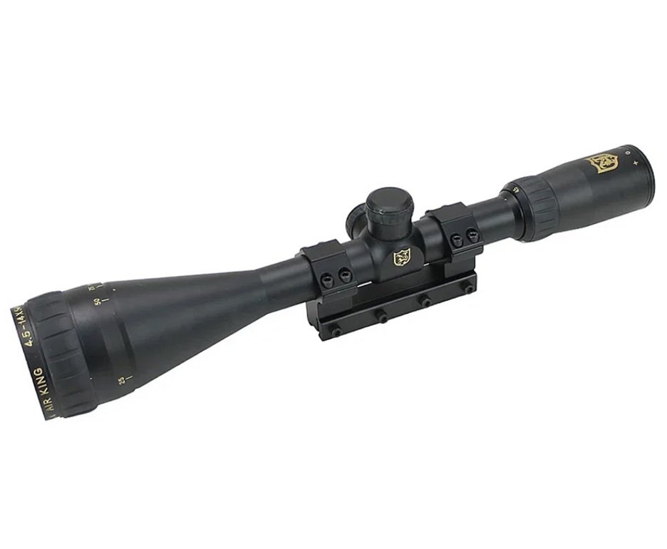 Carabina de Pressão PCP Hatsan Blitz Full Auto 6.35mm - Hatsan + Case + Luneta Nikko Sterling Airking 4.5-14x50