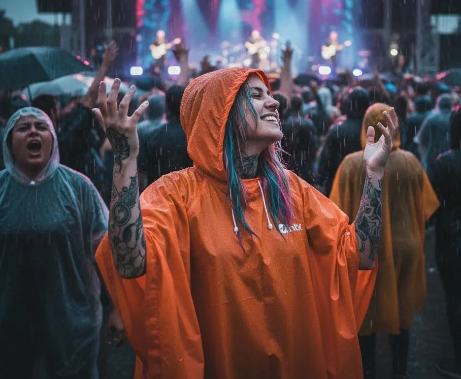 Capa de Chuva Poncho Compacto Impermeável NTK - Preto