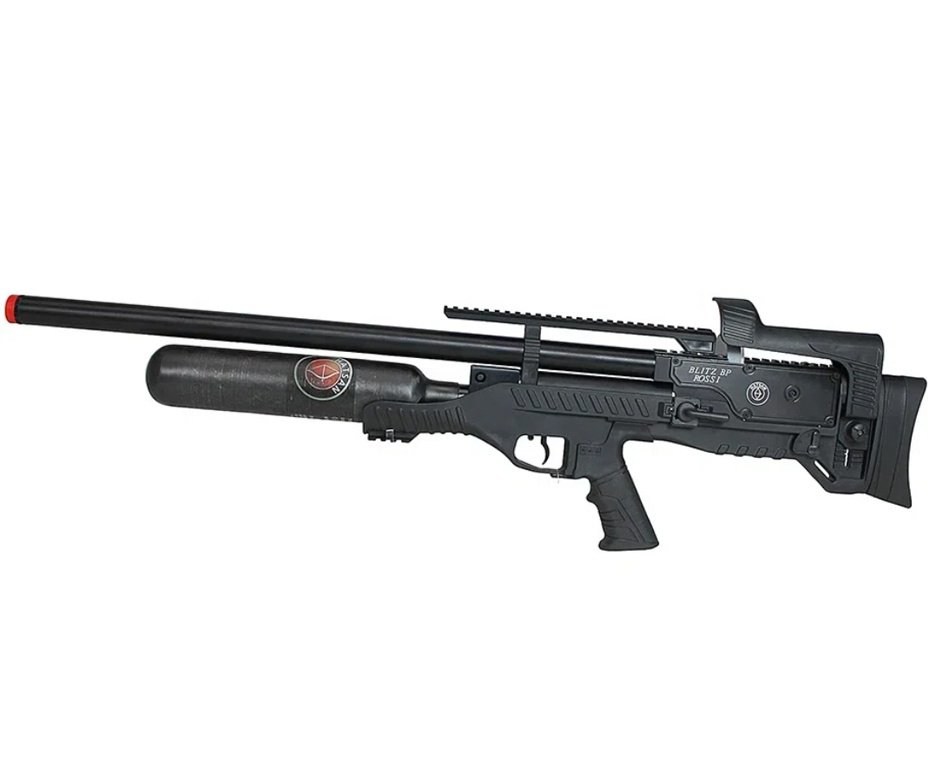 Carabina de Pressão PCP Hatsan Blitz BP Full Auto 6.35mm - Hatsan + Case + Luneta Nikko Stirling Mountmaster  4-16x50