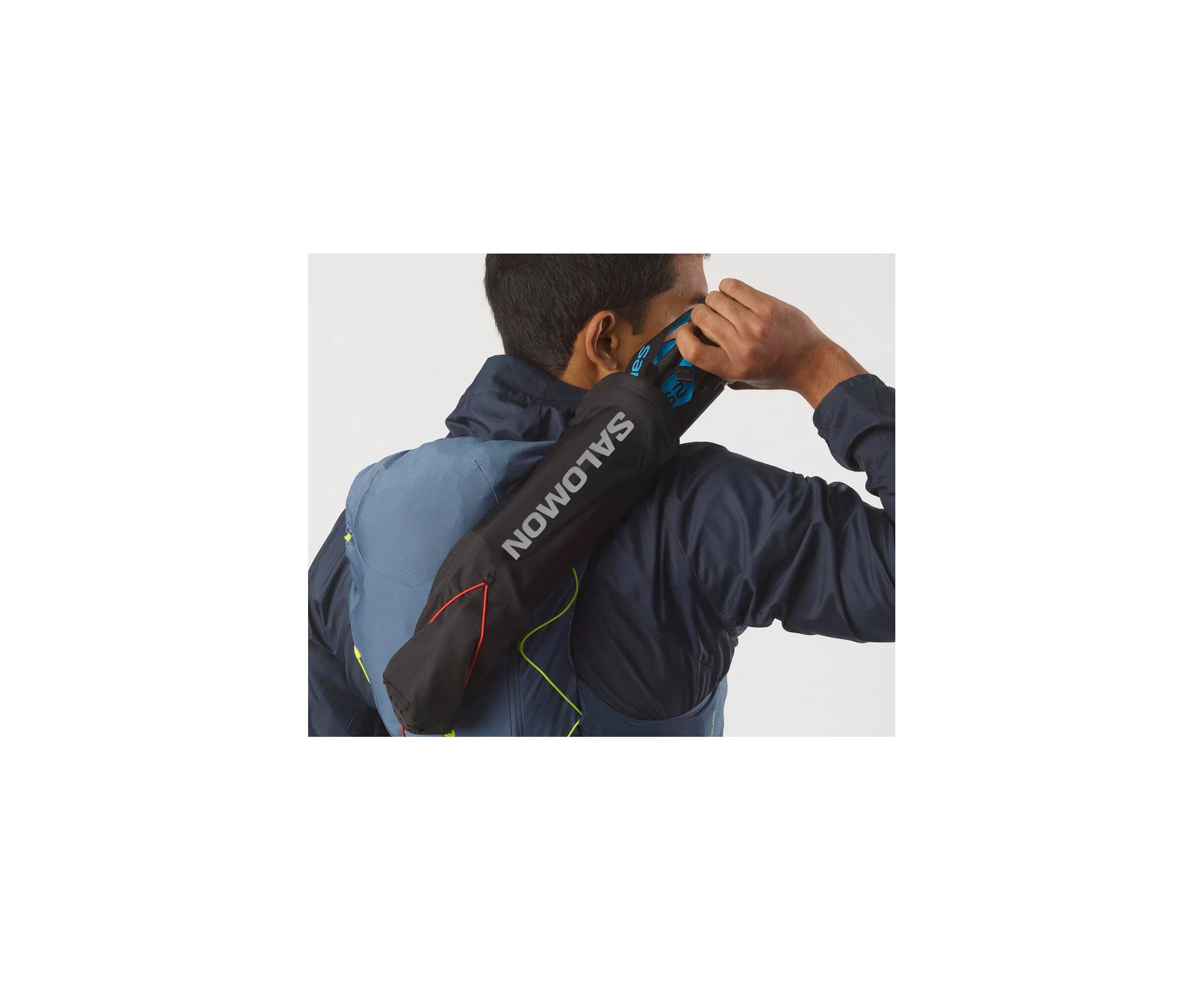 Porta Bastão para Caminhada Salomon Custom Quiver - Preto