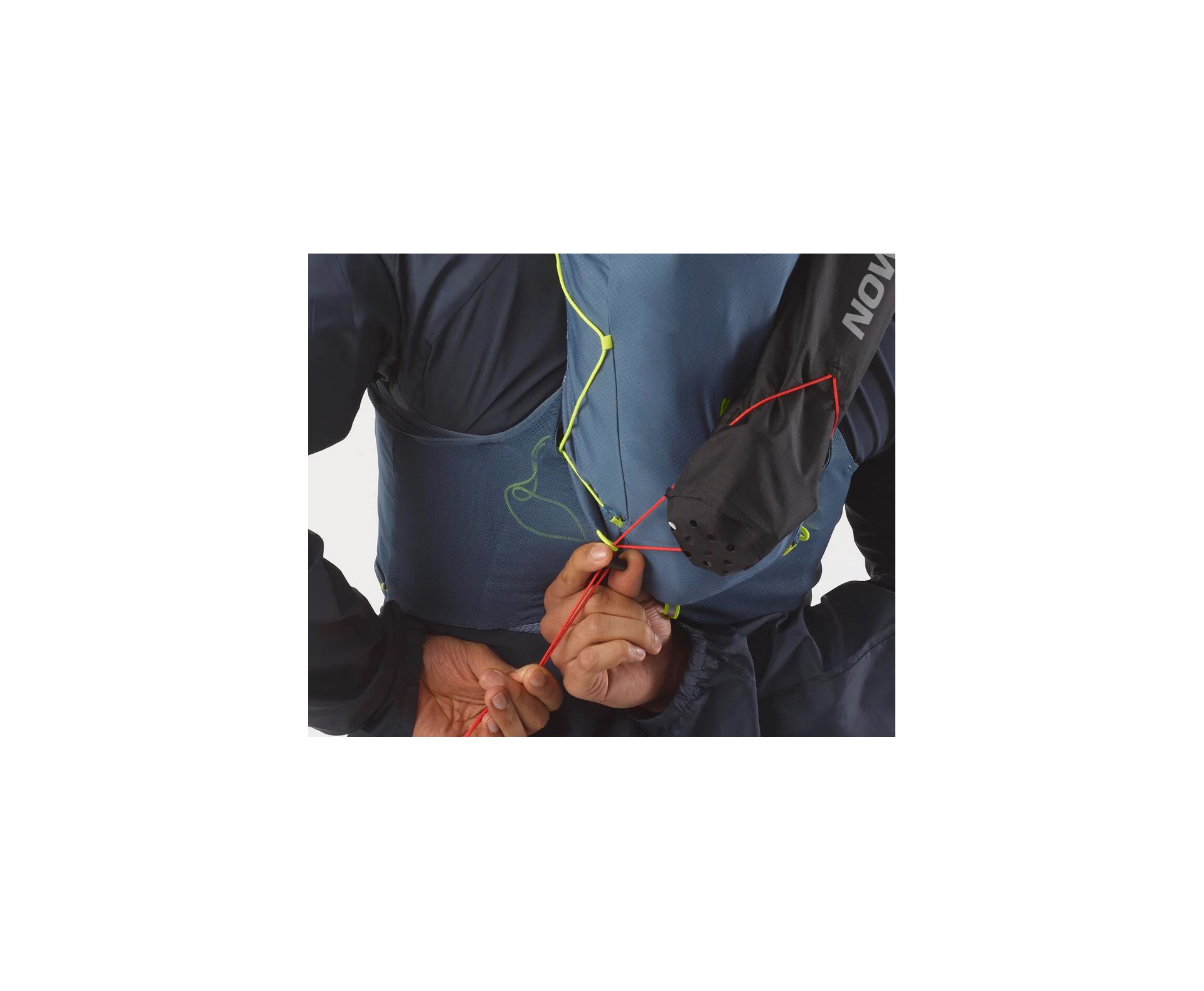 Porta Bastão para Caminhada Salomon Custom Quiver - Preto