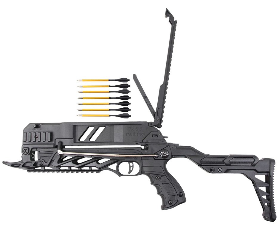 Balestra Besta MK-TCS3-BK 80 Libras, C/ carregador 7 setas