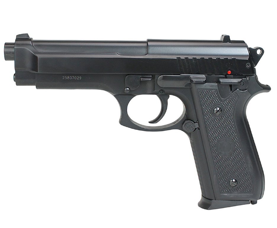 Pistola de Pressão KWC Mola PT92 Metal Slide Aluminio 6,0mm