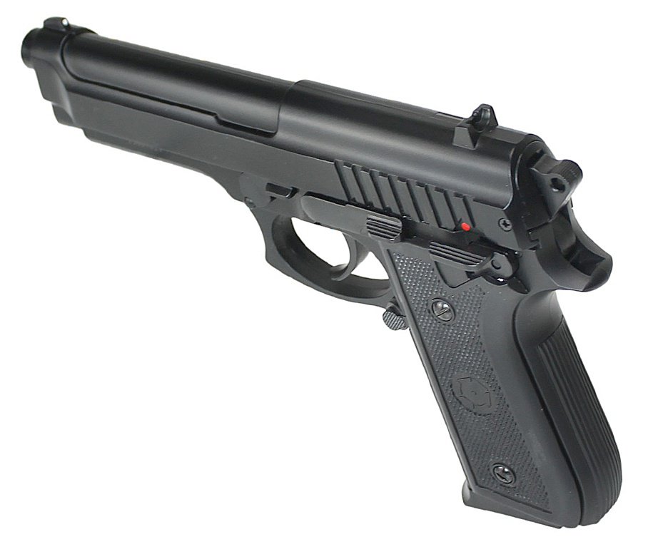 Pistola de Pressão KWC Mola PT92 Metal Slide Aluminio 6,0mm