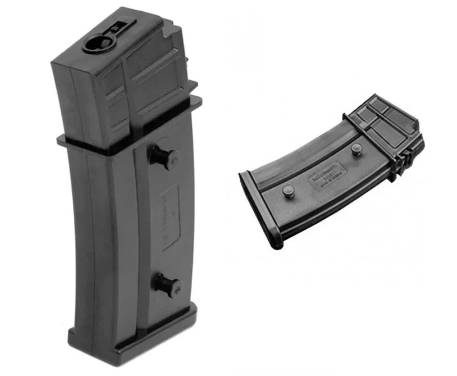 Magazine P/ Airsoft G36 Rossi MID-CAP Polimero