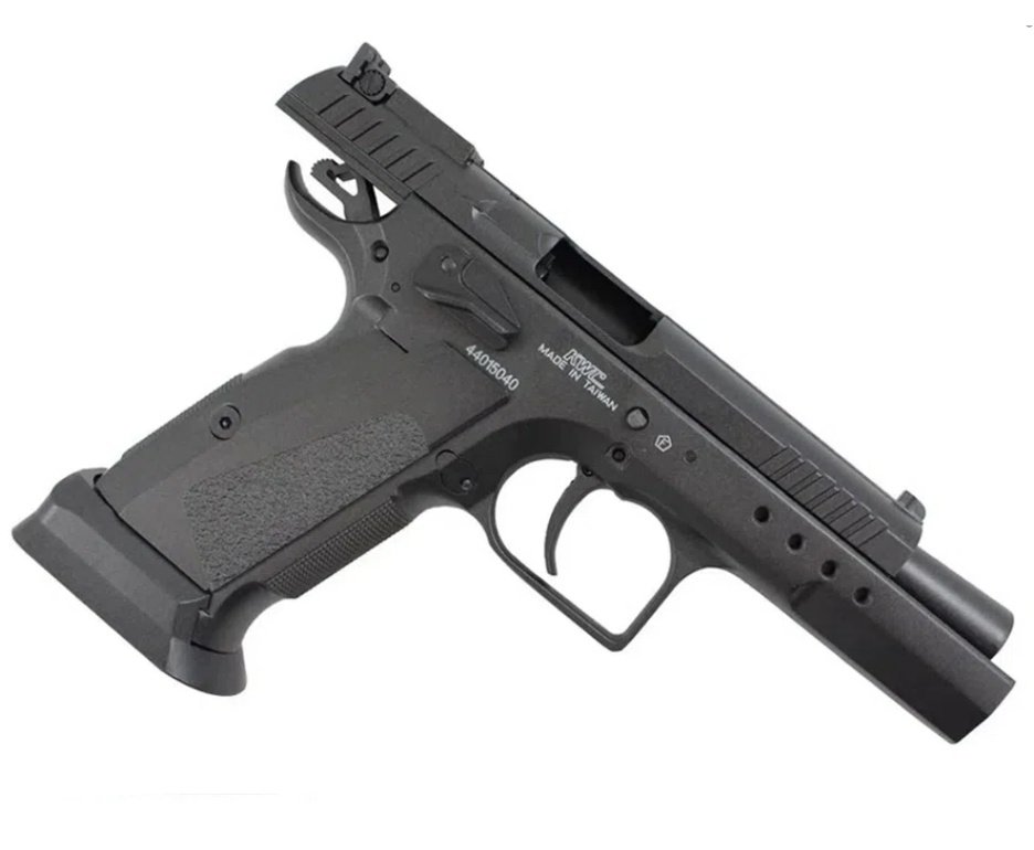 Pistola de Pressão CO2 Tanfoglio 4.5 Full Metal Blowback - KWC Rossi + Alvos + BBS + Co2