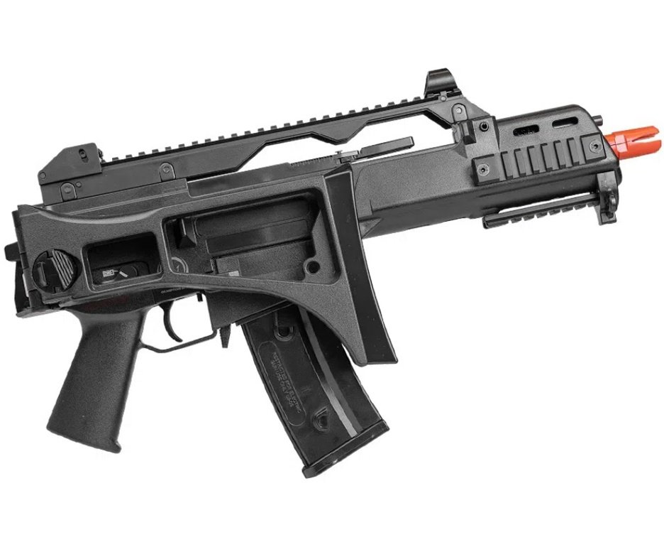 Rifle de Airsoft AEG Neptune G36 6mm - Rossi + Alvos + Bateria + Carregador