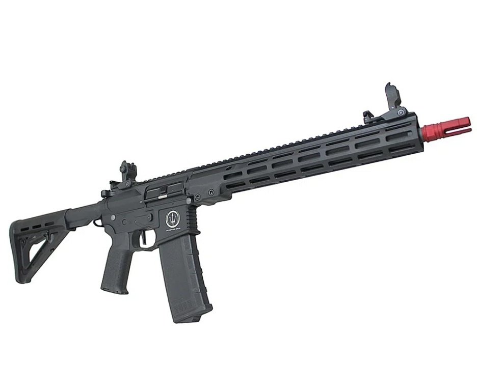 Rifle de Airsoft Neptune Shadow MK16 URG-I 13,5" AEG 6mm - Rossi + Alvos + Bateria + Carregador + BBS + Capa + Red Dot