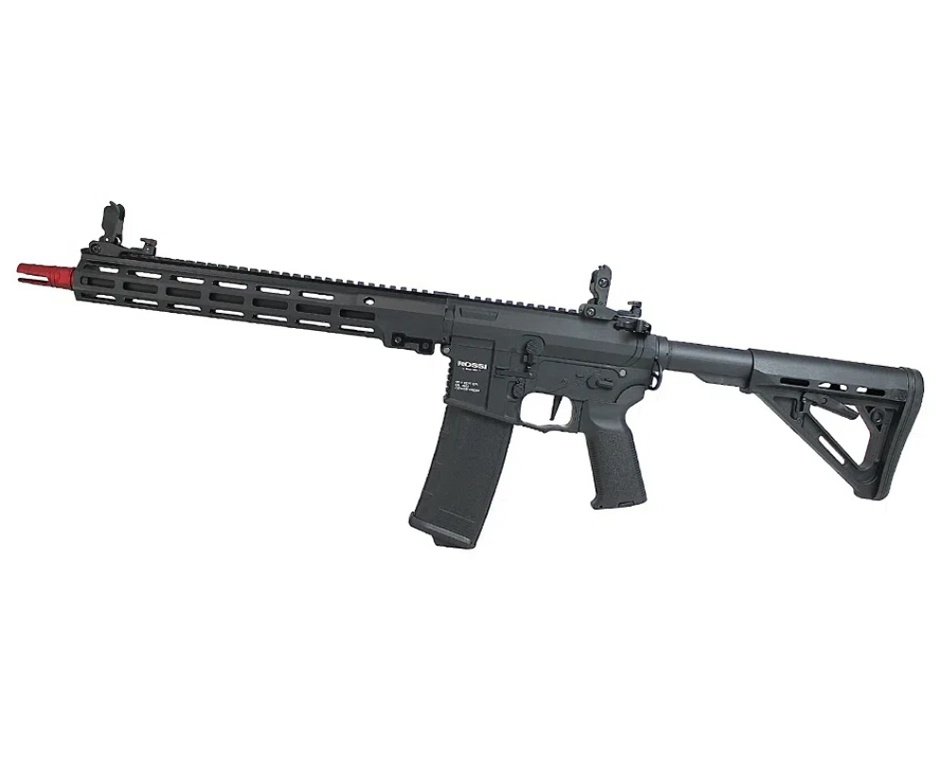 Rifle de Airsoft Neptune Shadow MK16 URG-I 13,5" AEG 6mm - Rossi + Alvos + Bateria + Carregador + BBS + Red Dot