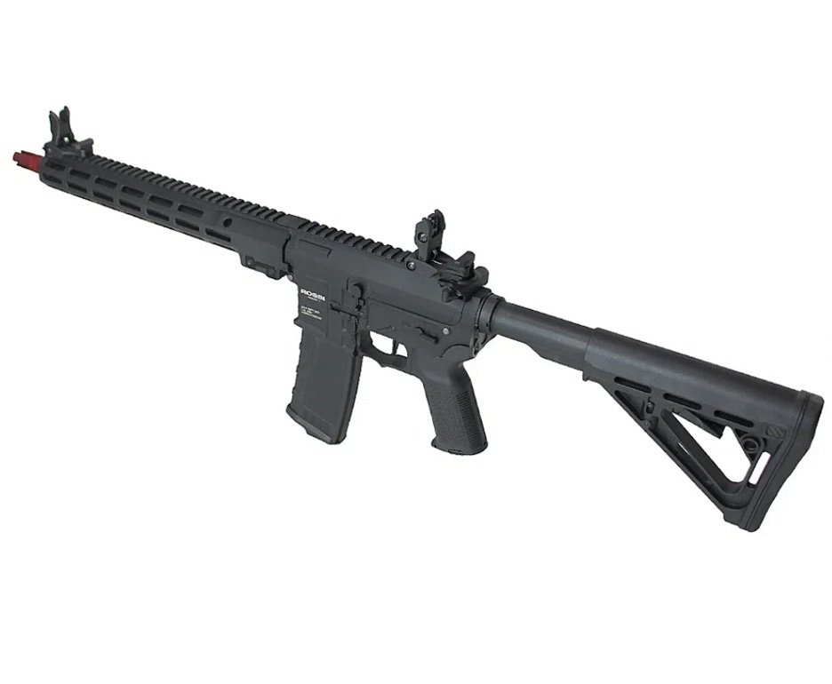 Rifle de Airsoft Neptune Shadow MK16 URG-I 13,5" AEG 6mm - Rossi + Alvos + Bateria + Carregador