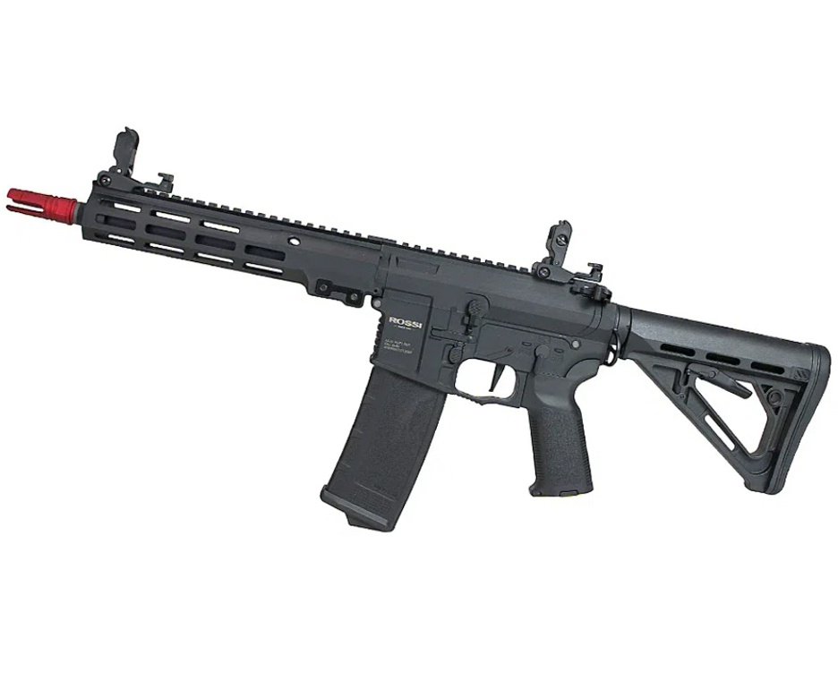 Rifle de Airsoft Neptune Shadow MK16 URG-I 9,5" AEG 6mm - Rossi + Alvos + Bateria + Carregador