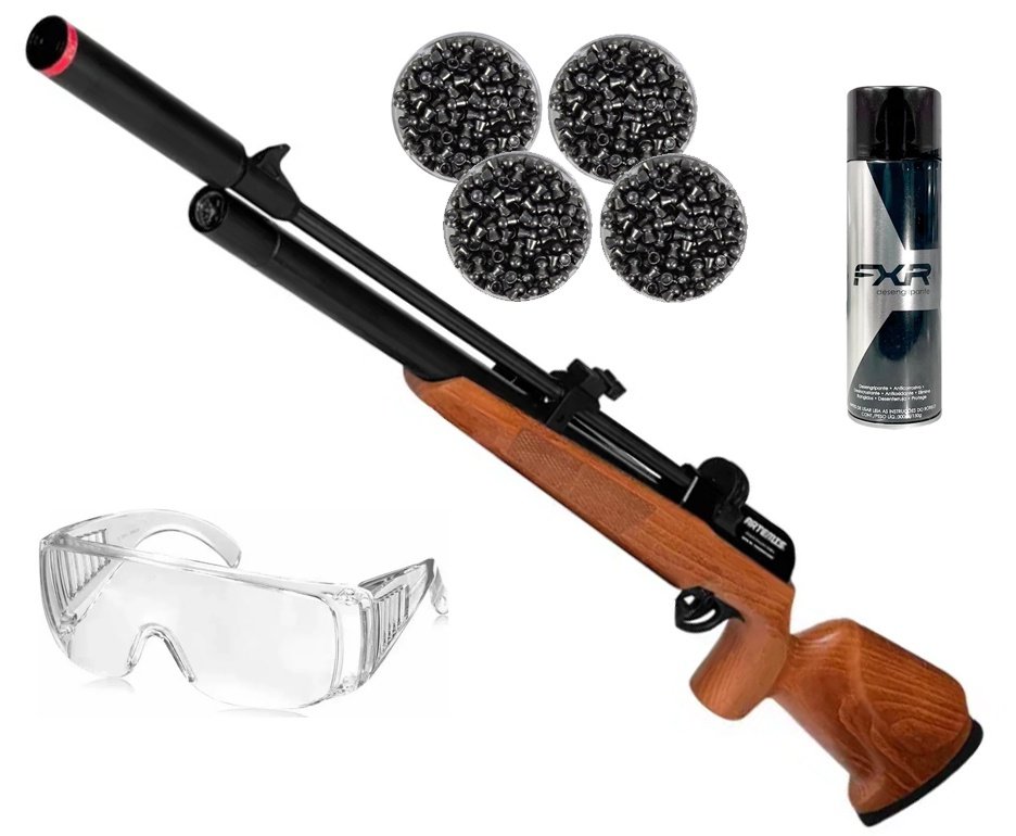 Carabina PCP Artemis PR900W G3 5,5mm - FXR Artemis + Desengripante / Anticorrosivo + Chumbos + Óculos