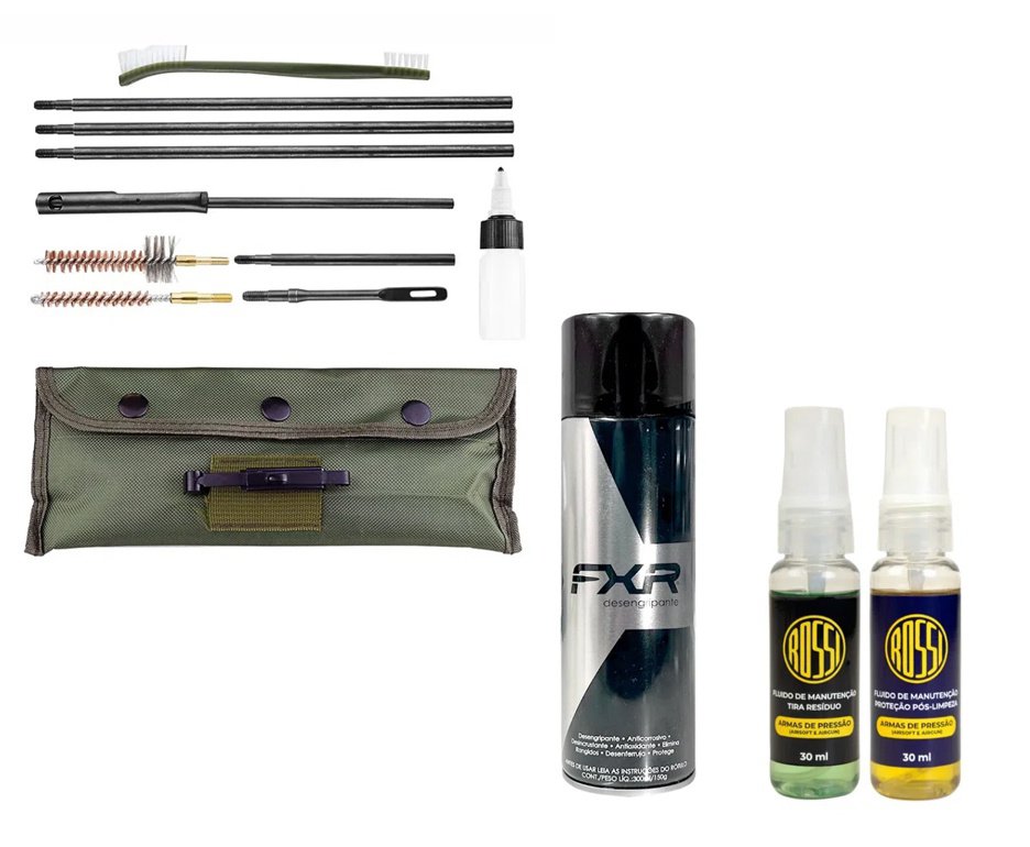 Desengripante / Anticorrosivo multiuso 300ml- FXR + Kit Fluidos + Kit Limpeza FXR 5,5 / 6,0