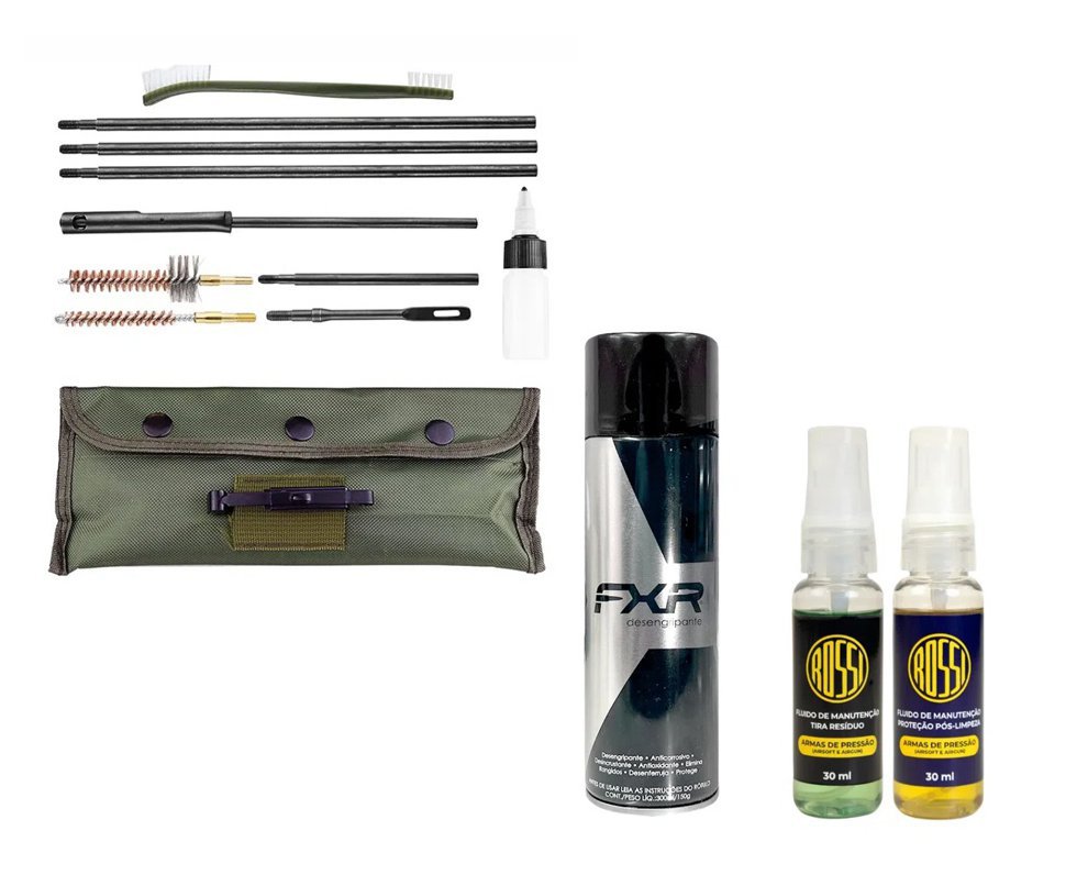 Desengripante / Anticorrosivo multiuso 300ml- FXR + Kit Fluidos + Kit Limpeza FXR 5,5 / 6,0