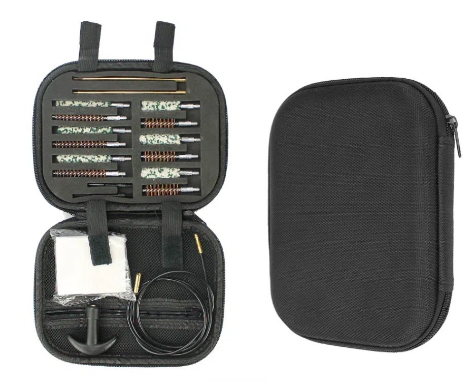 Desengripante / Anticorrosivo multiuso 300ml- FXR + Kit Fluidos + Kit Limpeza Aurol para Armas Calibre .22 ao .45