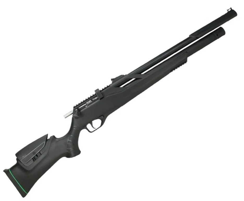 Carabina de Pressão PCP Artemis T-REX Montecarlo 5.5mm com Válvula Reguladora - FXR + Capa + Alvos + Desengripante / Anticorrosivo + Kit de Limpeza + Chumbos Harpex