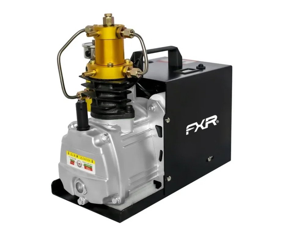 Compressor para PCP e Cilindros de Scuba até 4500PSI 300Bar 30MPA 220V - FXR Arms + Kit Scuba de 6,8L