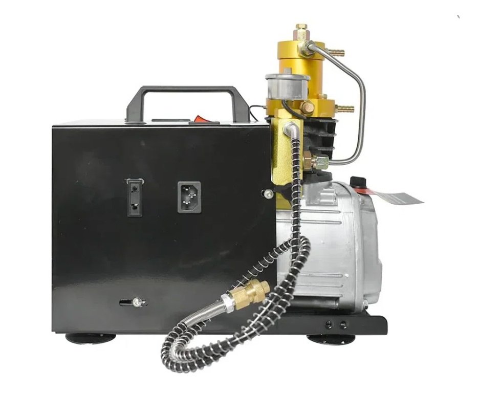 Compressor para PCP e Cilindros de Scuba até 4500PSI 300Bar 30MPA 110V - FXR Arms + Kit Scuba de 6,8 L