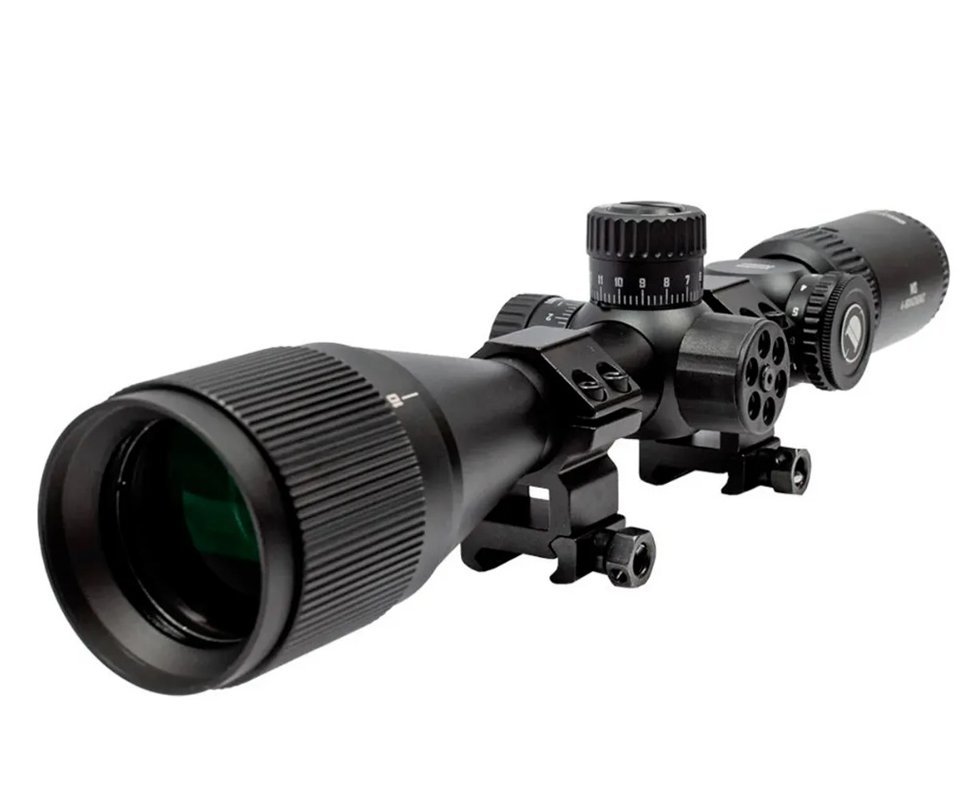 Luneta Mira Discovery MS 4-16x42 AOAC Paralaxe e Retículo Iluminado Trilho 22mm - Discovery