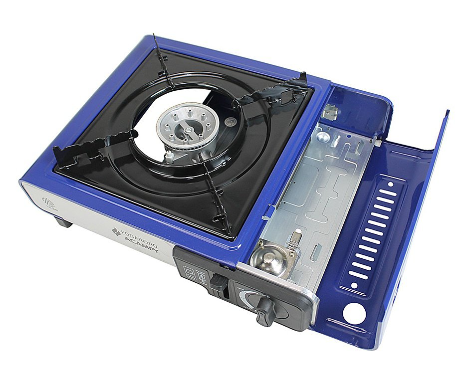 Fogareiro Portatil Leão para Cartucho de Gas com Maleta