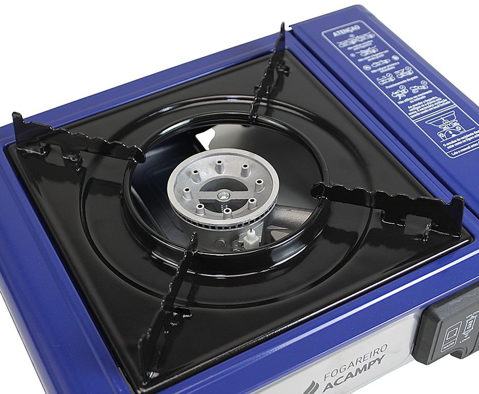 Fogareiro Portatil Leão para Cartucho de Gas com Maleta
