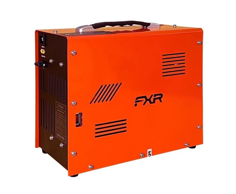 Carabina de Pressão PCP ELF S 5,5mm - Niksan + Chumbo + Alvos +  Compressor Portátil Trivolt Auto Stop 2 Coolers