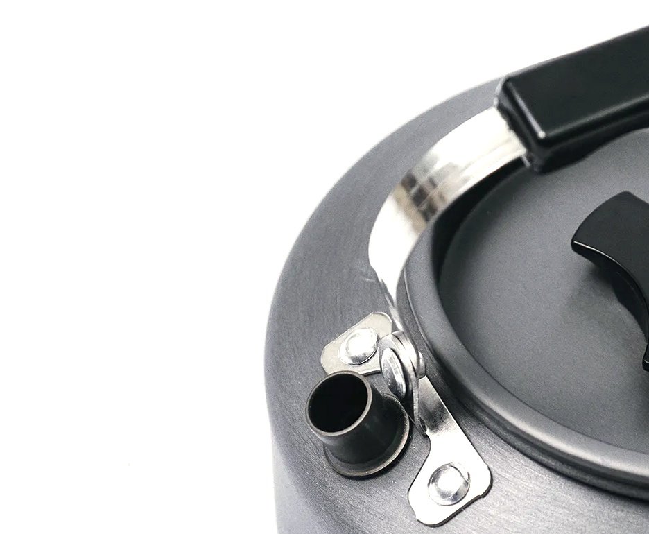 Conjunto de Panelas Camping Hawapi com Chaleira Ultraleve - Verde Limão