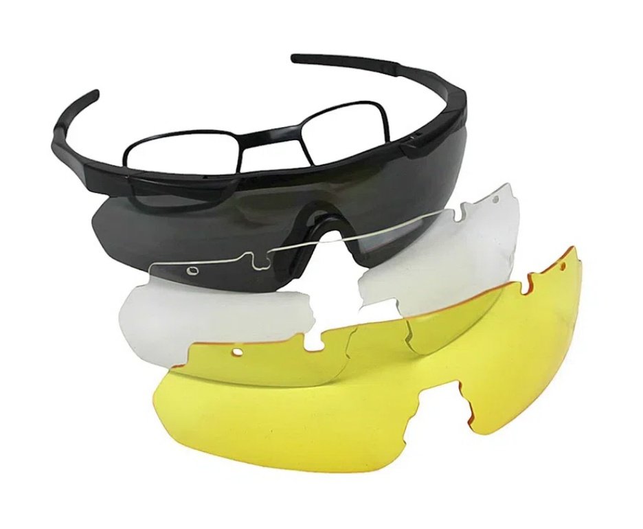 Rifle de Airsoft AEG AR15 Neptune 10" Plus Gatilho ETU Programável 6mm - Rossi + Bandoleira + Óculos de Proteção Tático