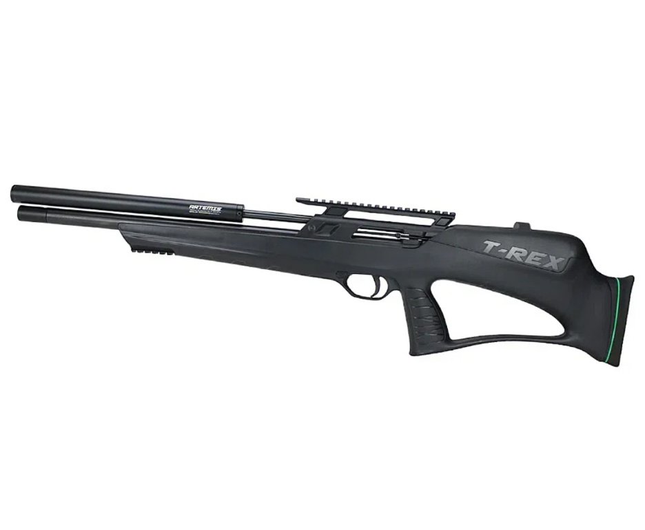 Carabina de Pressão PCP Artemis T-REX Bullpup 5,5mm com Válvula Reguladora  - Fixxar + Desengripante / Anticorrosivo + Óculos de Proteção + Kit Limpeza