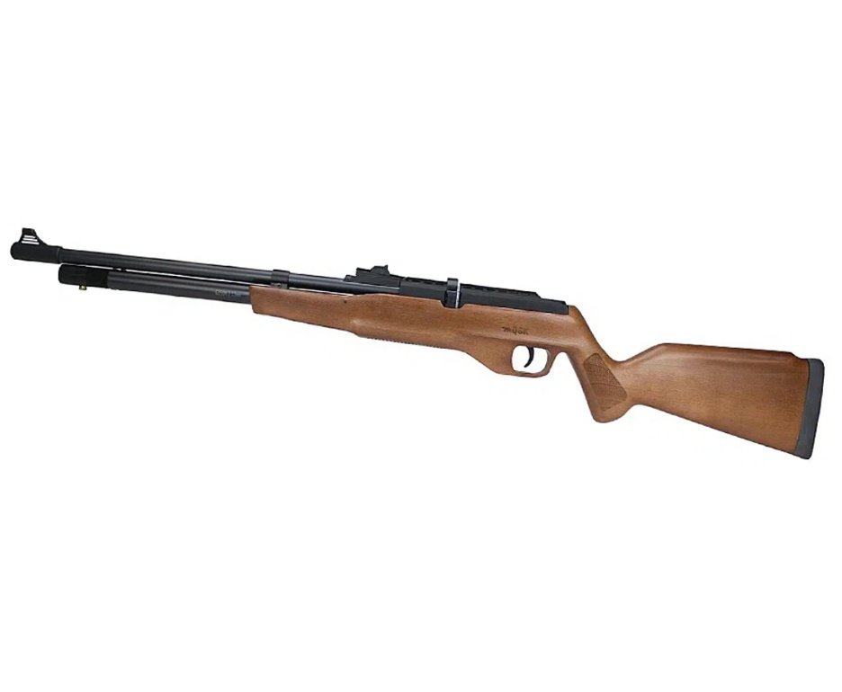 Carabina de Pressão PCP G850M Madeira Cal 5,5mm Nova Vista QGK + Desengripante / Anticorrosivo + Óculos de Proteção + Kit Limpeza