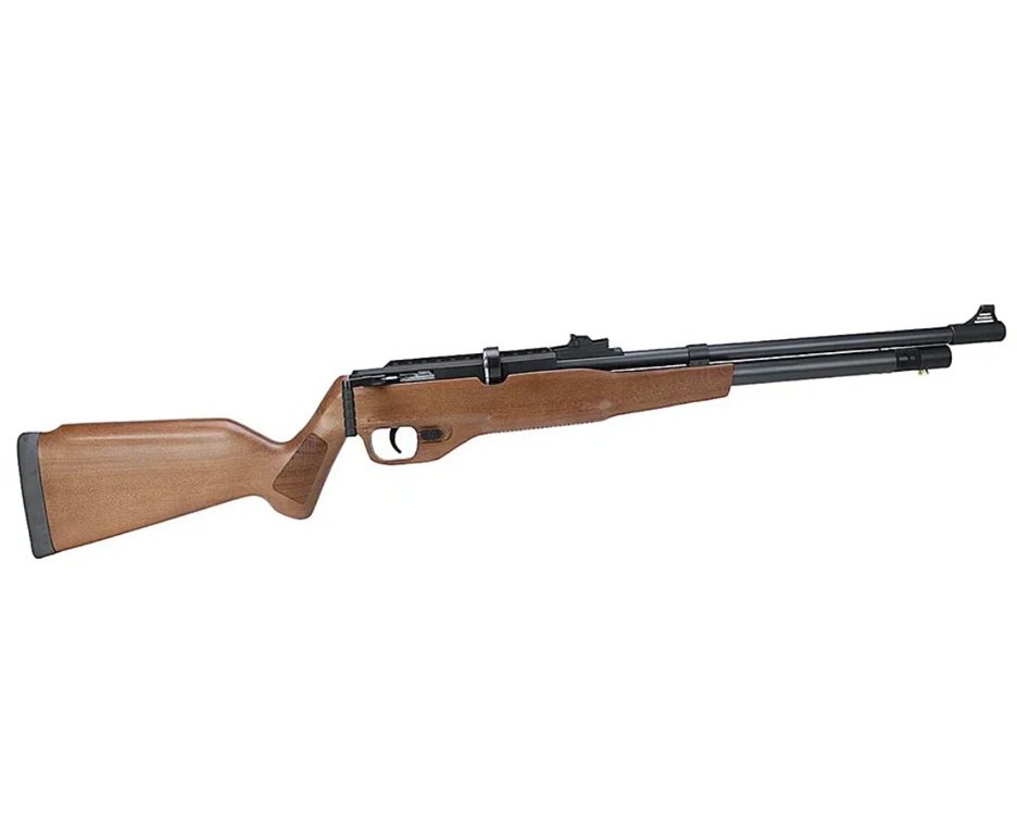 Carabina de Pressão PCP G850M Madeira Cal 5,5mm Nova Vista QGK + Desengripante / Anticorrosivo + Kit Limpeza