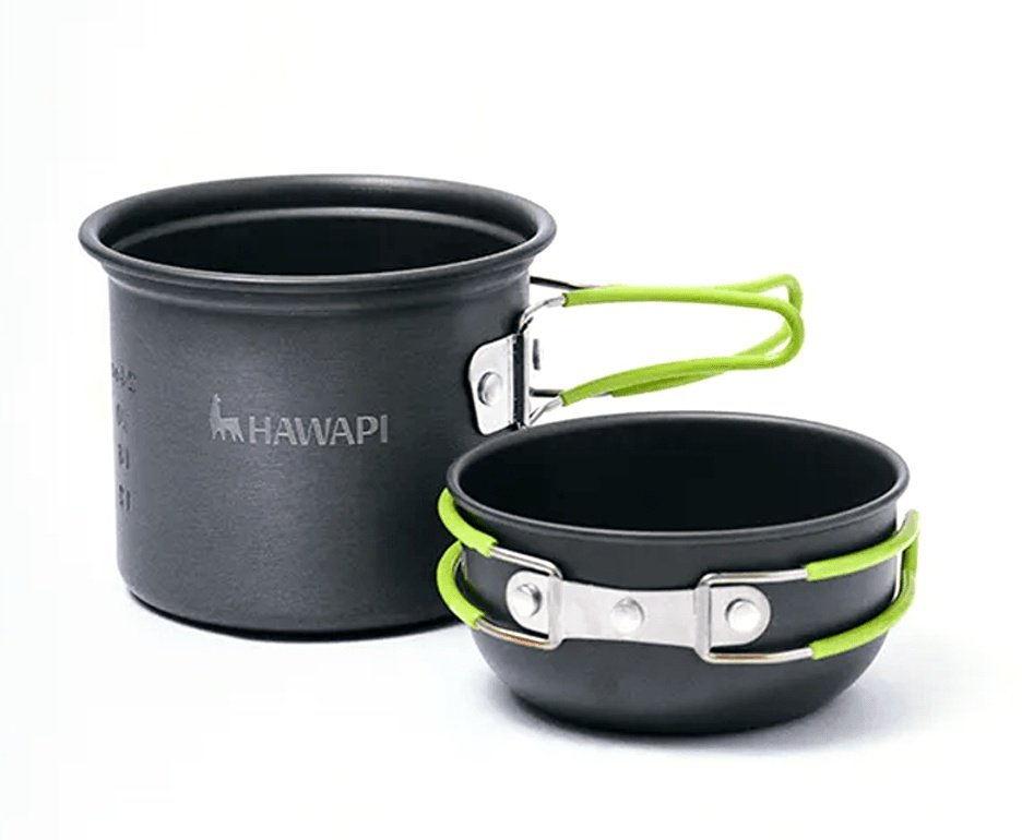 Conjunto de Panelas com 2 Peças Verde Limão Hawapi