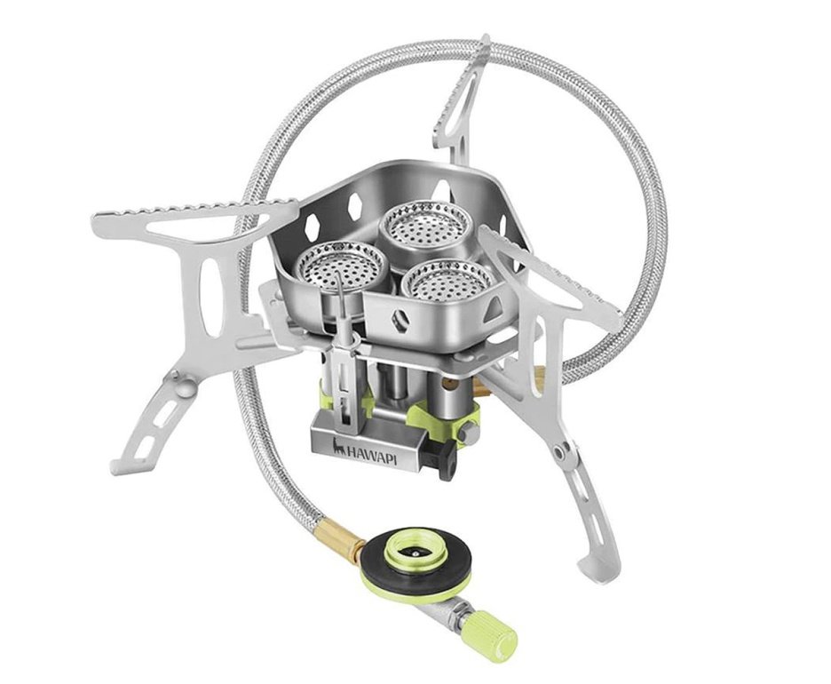 O Fogareiro Hawapi 6800W de média potência com mangueira de aço