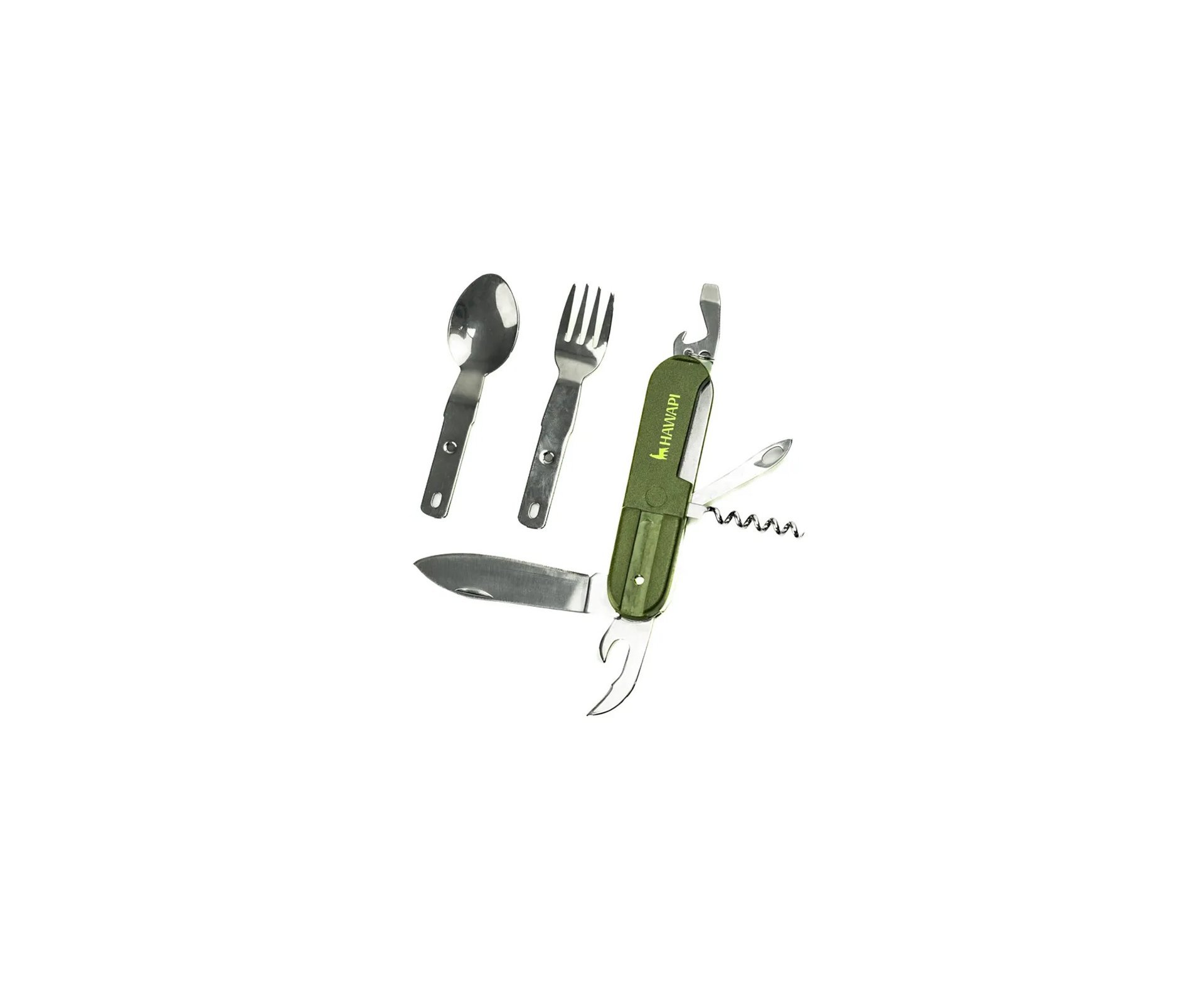 Conjunto de Talheres Hawapi 8 em 1 – Verde