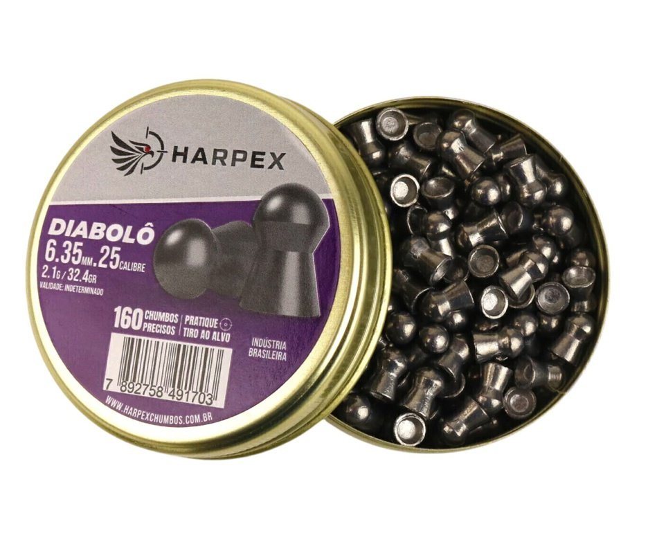 Chumbinho Harpex Diabolo 6,35mm 160 pcs/pot