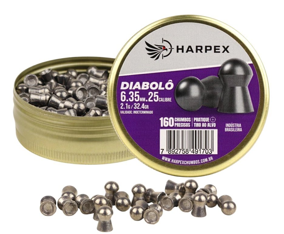 Chumbinho Harpex Diabolo 6,35mm 160 pcs/pot