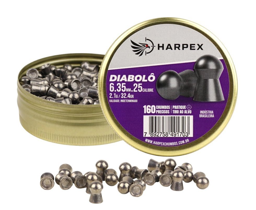 Chumbinho Harpex Diabolo 6,35mm 160 pcs/pot