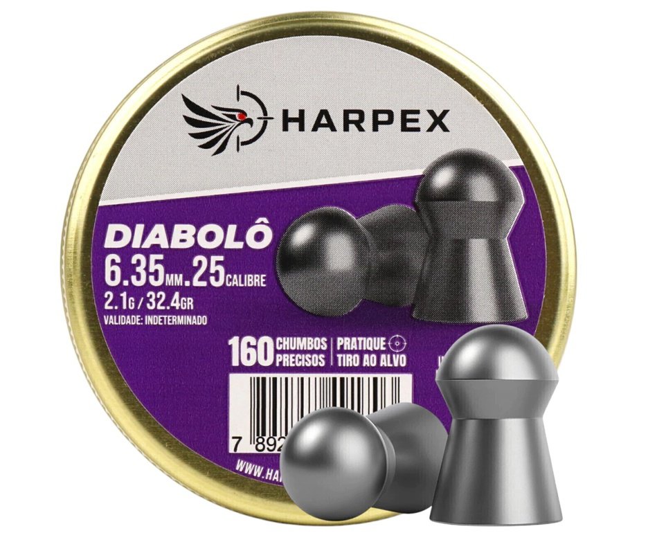 Chumbinho Harpex Diabolo 6,35mm 160 pcs/pot