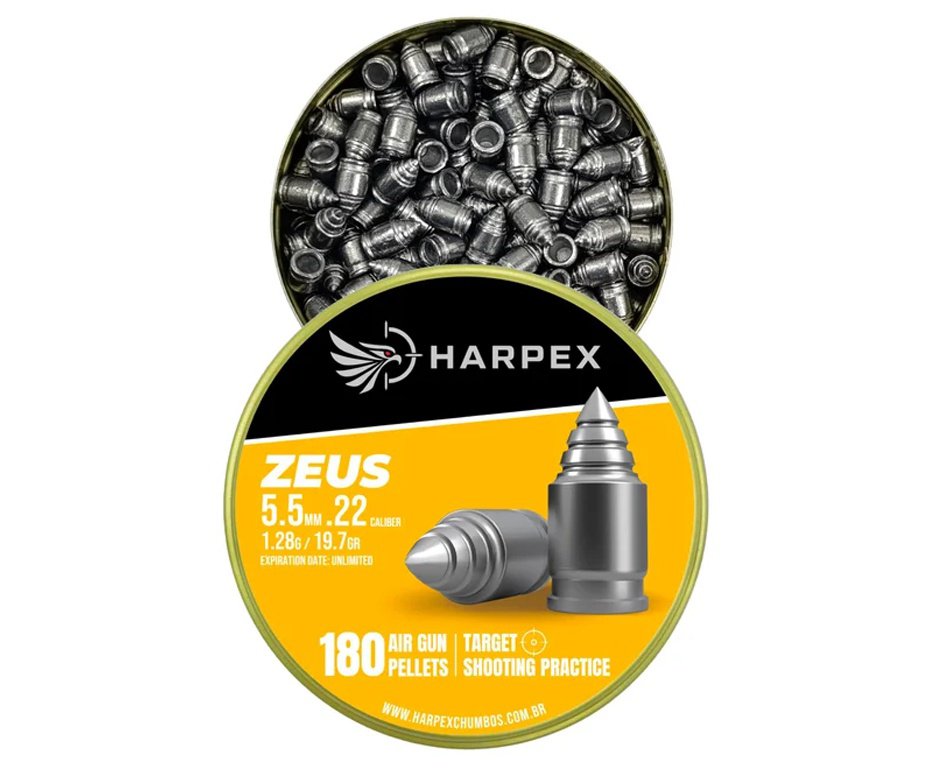 Chumbinho Harpex Zeus 5,5 mm 180 pcs/pot