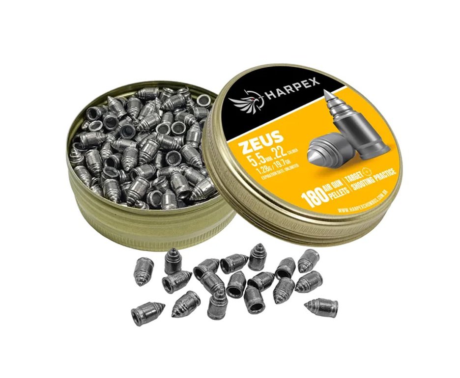 Chumbinho Harpex Zeus 5,5 mm 180 pcs/pot