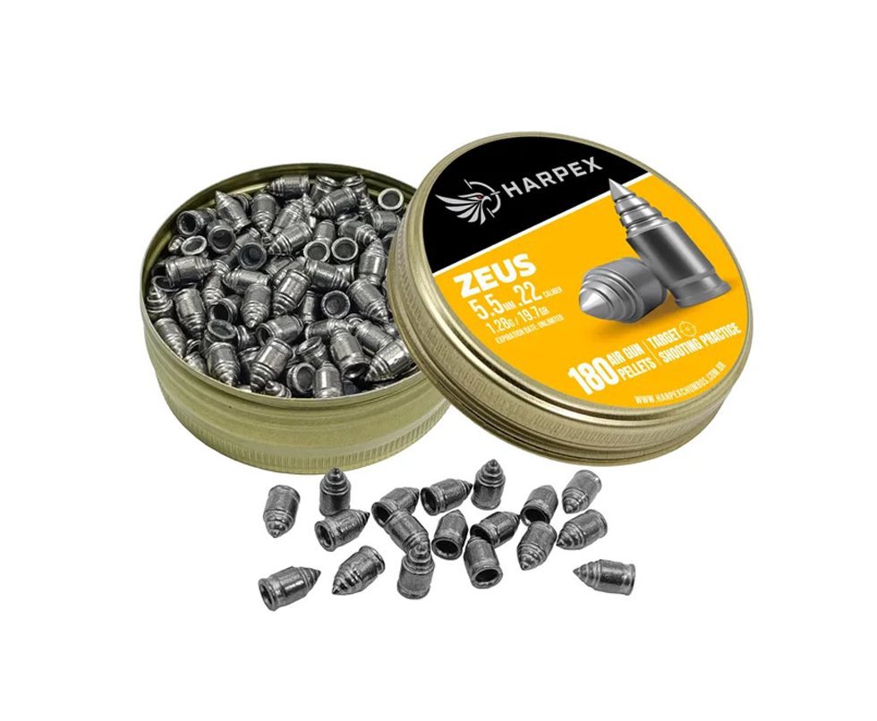 Chumbinho Harpex Zeus 5,5 mm 180 pcs/pot