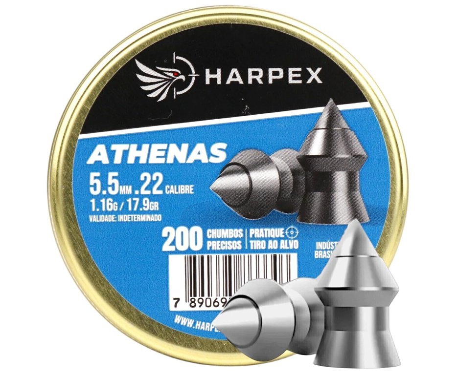 Chumbinho Harpex Athenas 5,5 mm 200 pcs/pot