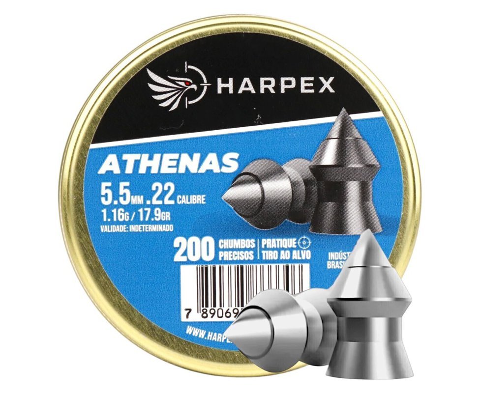 Chumbinho Harpex Athenas 5,5 mm 200 pcs/pot